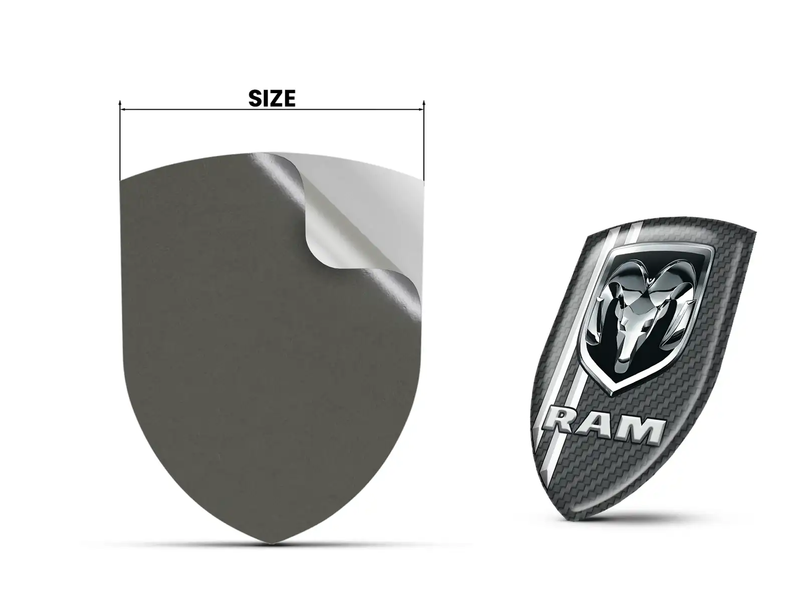 Dodge Badges Résine Finition Qualité Voitures Bombées Chic